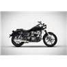 Zard Uitlaten Conisch RVS Zilver Royal Enfield 650 Super Meteor