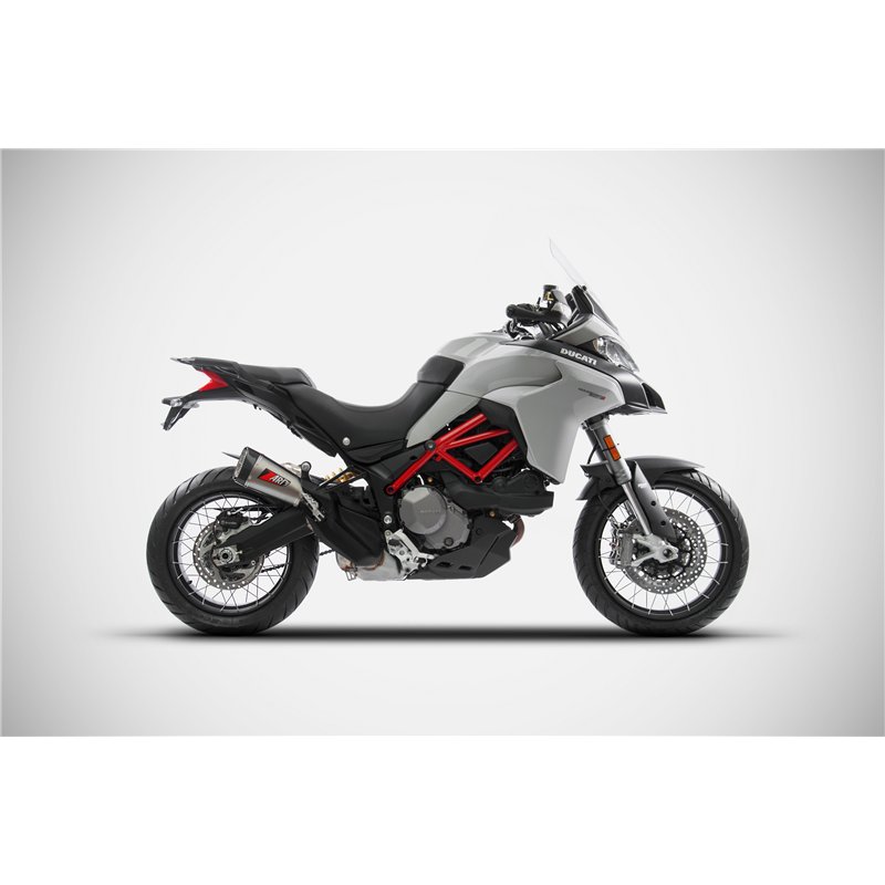Zard Exhaust Titanium Silver Ducati 950 Multistrada