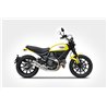Zard Exhaust Special Edition (Low) Stainless Steel Silver Ducati 800 Scrambler