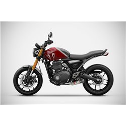Zard Uitlaatsysteem RVS Zilver Triumph 400 Speed