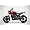 Zard Uitlaatsysteem RVS Zilver Triumph 400 Speed