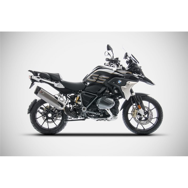 Zard Exhaust Stainless Steel Silver BMW R1250GS