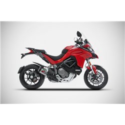 Zard Exhaust (short) Titanium Silver Ducati 1260 Multistrada