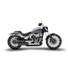 Zard Uitlaten RVS Zwart Harley Davidson Softail Breakout