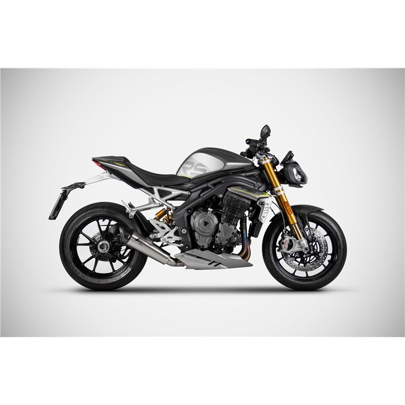 Zard Uitlaat Titanium Zilver Triumph 1200 Speed Triple
