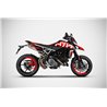 Zard Uitlaten Top Gun RVS Zilver Ducati 950 Hypermotard