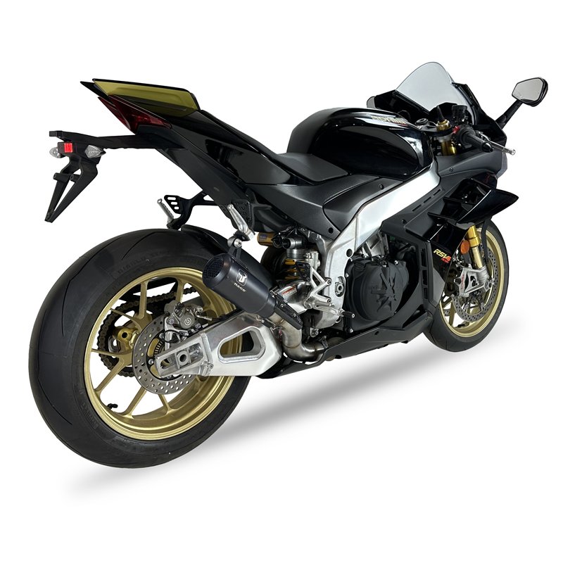 IXRace Exhaust MK2 Series | Black | Aprilia 1100 Tuono/Factory