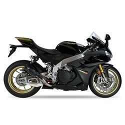 IXRace Exhaust MK2 Series | Black | Aprilia 1100 Tuono/Factory