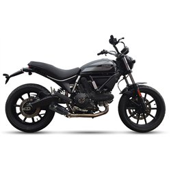 IXRace Exhaust MK2 Series | Black | Ducati 400 Scrambler