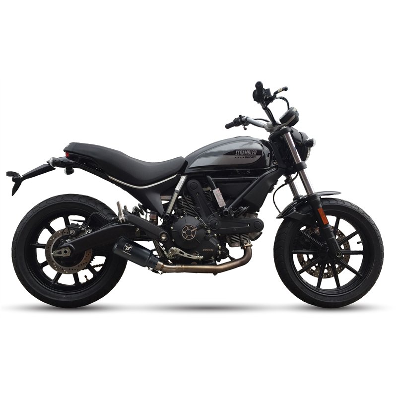 IXRace Exhaust MK2 Series | Black | Ducati 400 Scrambler