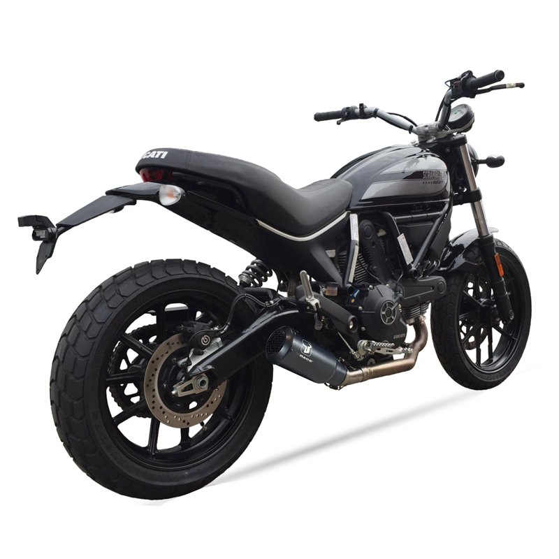 IXRace Exhaust MK2 Series | Black | Ducati 400 Scrambler