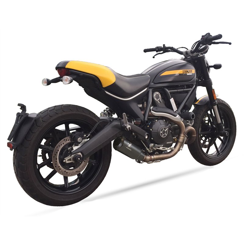 IXRace Exhaust MK2 Series | Black | Ducati 800 Scrambler