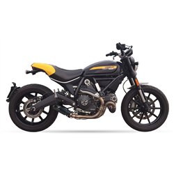 IXRace Exhaust MK2 Series | Black | Ducati 800 Scrambler