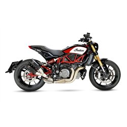 IXRace Exhaust Dual MK2 Series | Black | Indian 1200 FTR