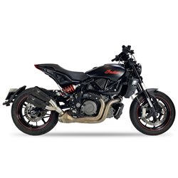 IXRace Exhaust Dual MK2 Series | Black | Indian 1200 FTR