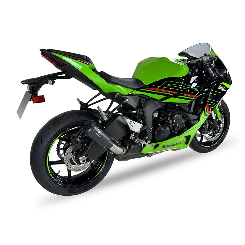 IXRace Exhaust MK2 Series | Black | Kawasaki 600 ZX-6R