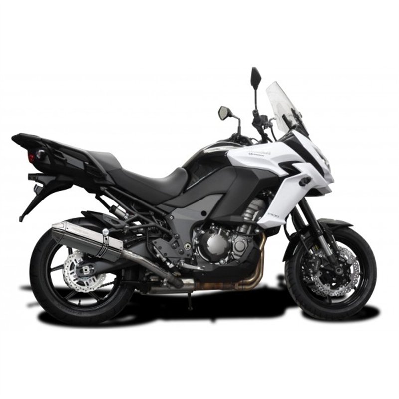 Delkevic uitlaat RVS | TRI 320mm | KLZ1000 Versys