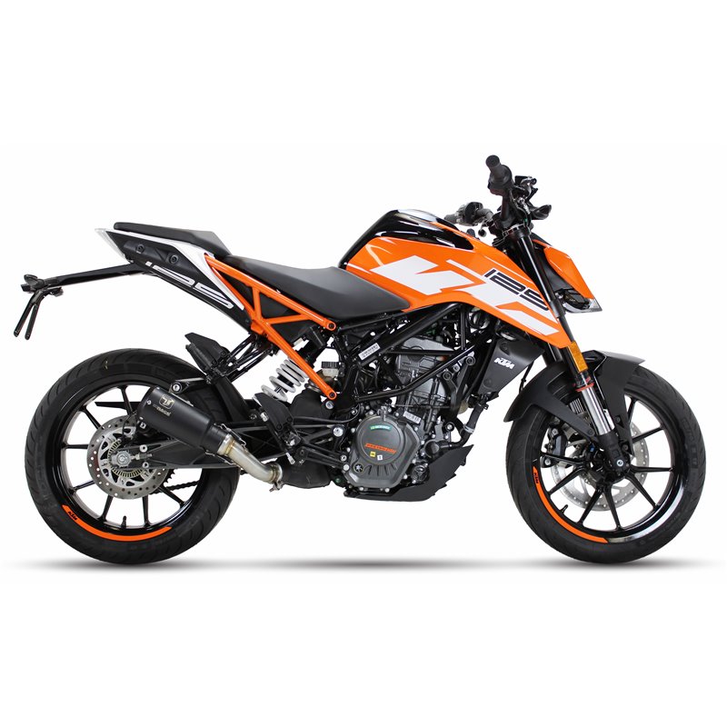 IXRace Uitlaat MK2 Series | Zwart | KTM 125 Duke