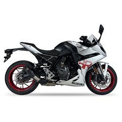 IXRace Uitlaat MK2 Series | Zwart | Suzuki 800 GSX-8R