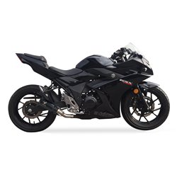 IXRace Uitlaat MK2 Series | Zwart | Suzuki DL250 V-strom