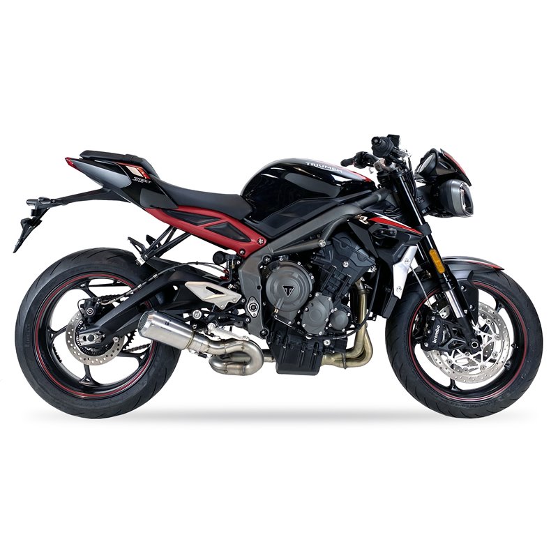 IXRace Exhaust MK2 Series | Silver | Triumph 765 Street Triple