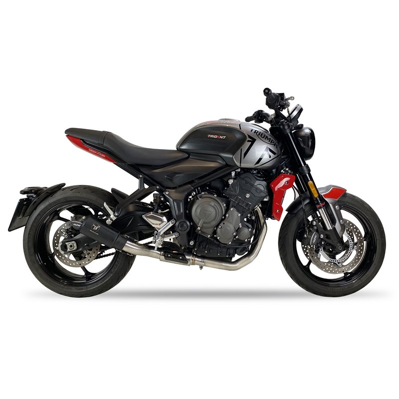 IXRace Exhaust System MK2 Series | Black | Triumph 660 Trident