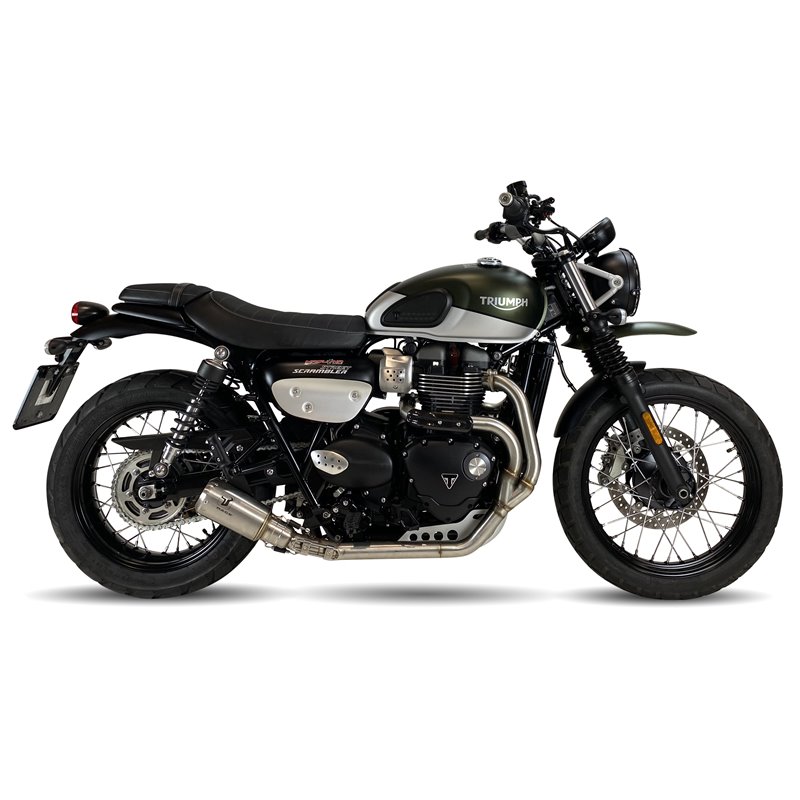 IXRace Exhaust System MK2 Series | Silver | Triumph 900 StreetScrambler