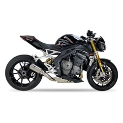 IXRace Exhaust MK2 Series | Silver | Triumph 1200 SpeedTriple