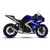 IXRace Uitlaatsysteem MK2 Series | Zilver | Yamaha YZF-R3/R25