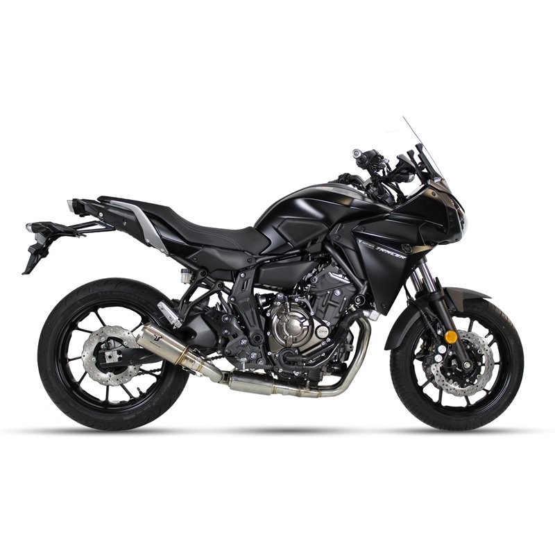 IXRace Uitlaatsysteem MK2 Series | Zwart | Yamaha 700 Tracer 7