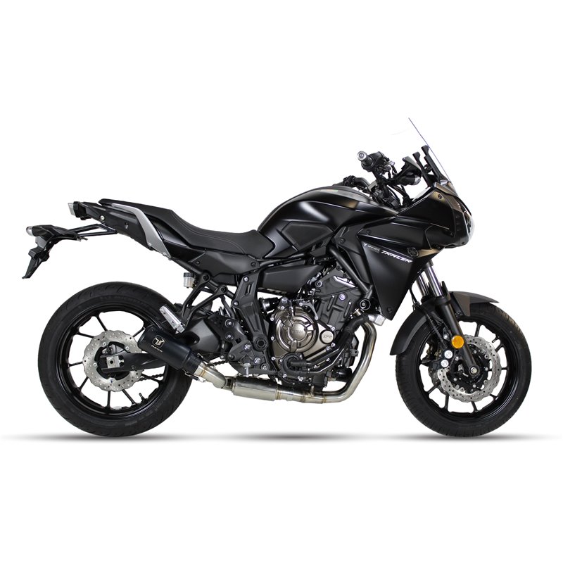 IXRace Uitlaatsysteem MK2 Series | Zwart | Yamaha 700 Tracer 7