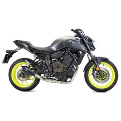 IXRace Exhaust System MK2 Series | Black | Yamaha 700 MT-07