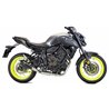 IXRace Uitlaatsysteem MK2 Series | Zwart | Yamaha 700 MT-07
