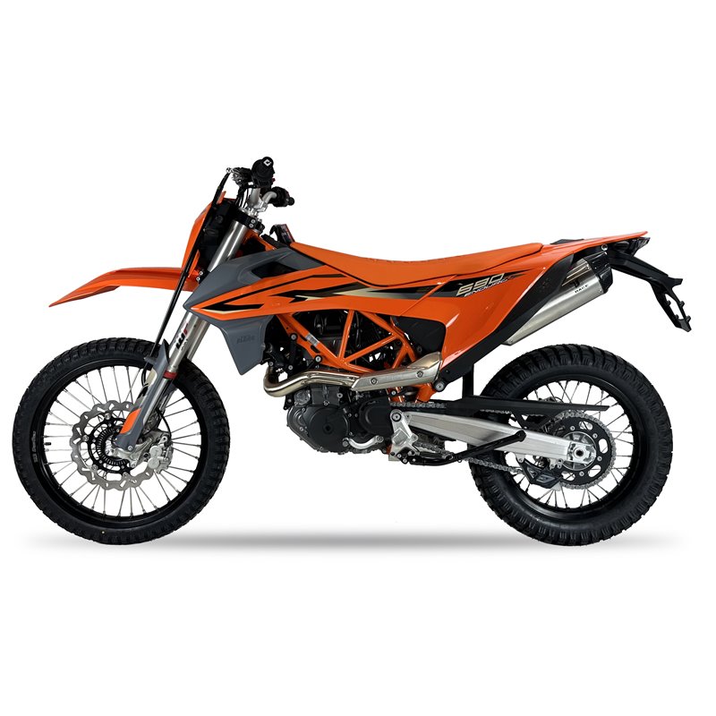 IXRace Exhaust Desert | Silver | KTM 690 SMC R