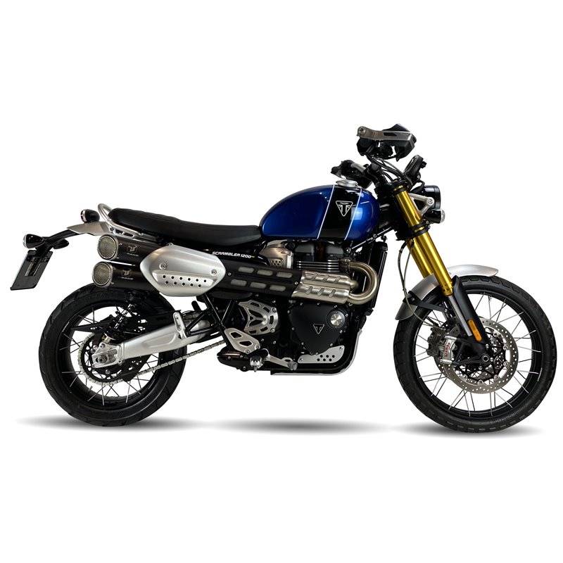 IXRace Exhaust MK1 Series | Black | Triumph 1200 Scrambler