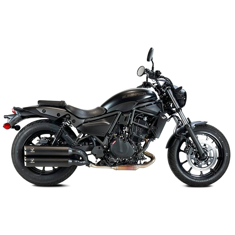 IXRace Uitlaat | Zwart | Kawasaki 500 Eliminator