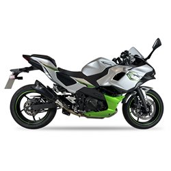 IXRace Uitlaatsysteem M10 Series | Zwart | Kawasaki Z7 Hybrid