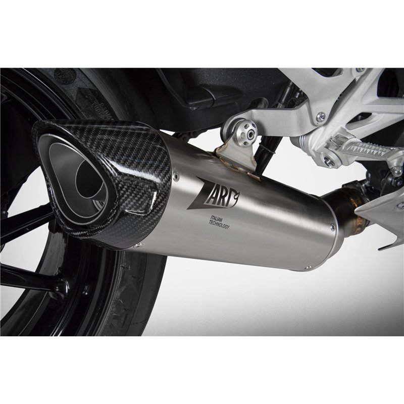 Zard Exhaust Titanium | Silver | Triumph 1200 Speed ​​Triple