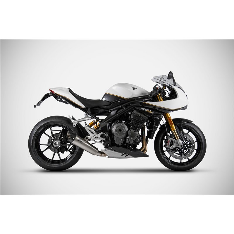 Zard Exhaust Titanium | Silver | Triumph 1200 Speed ​​Triple