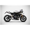 Zard Uitlaat Titanium | Zilver | Triumph 1200 Speed Triple