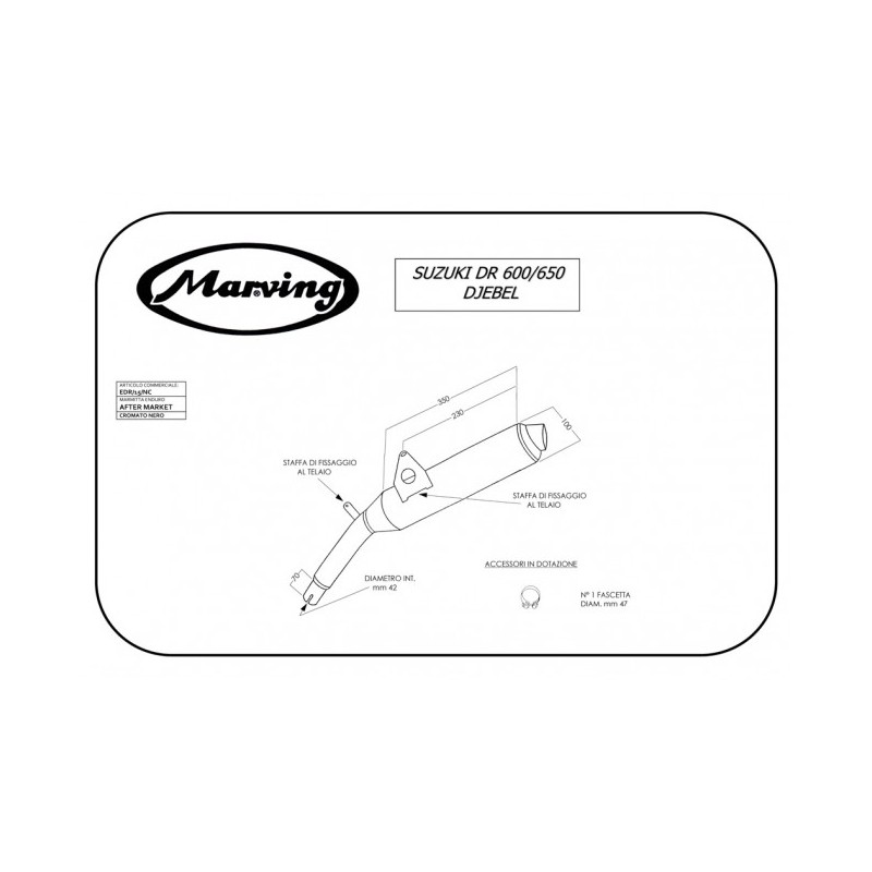 Marving | Demper | EDR | Zwart