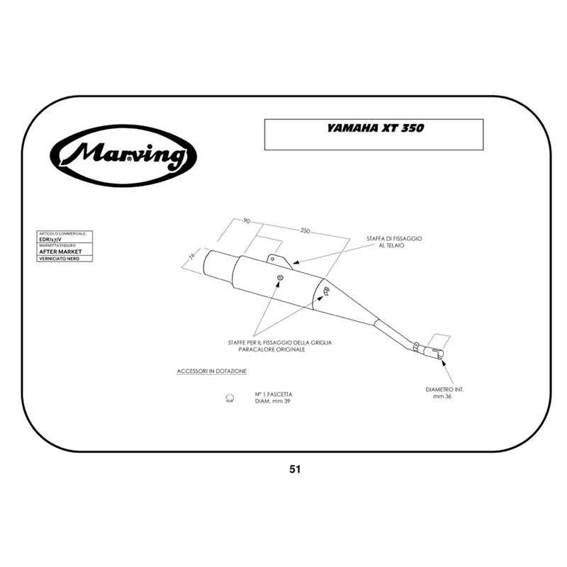 Marving | Demper | EDR | Zwart