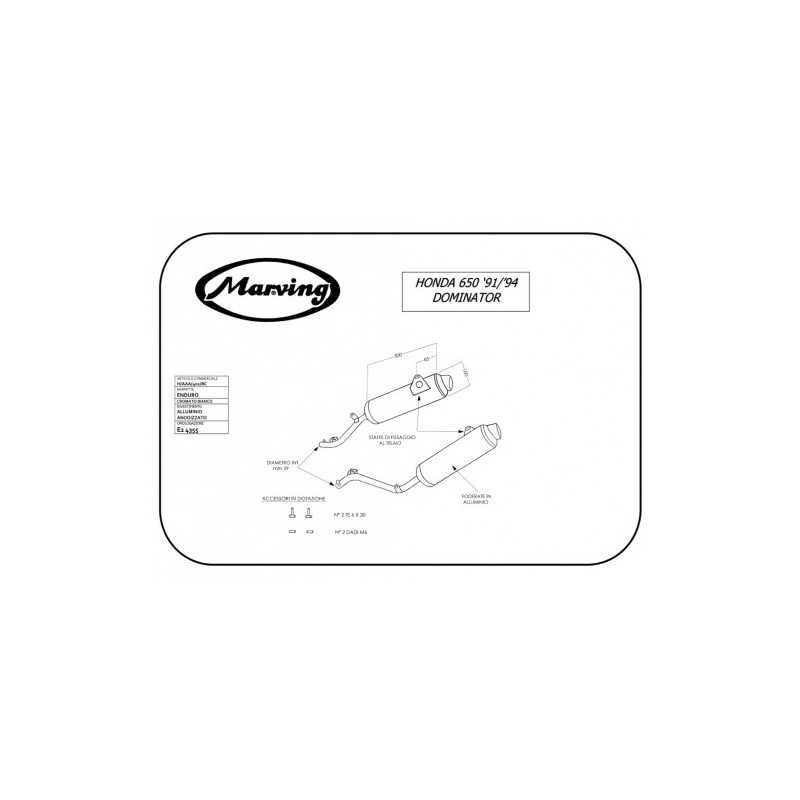 Marving | Dempers | Amacal 100mm | Chroom + Alu