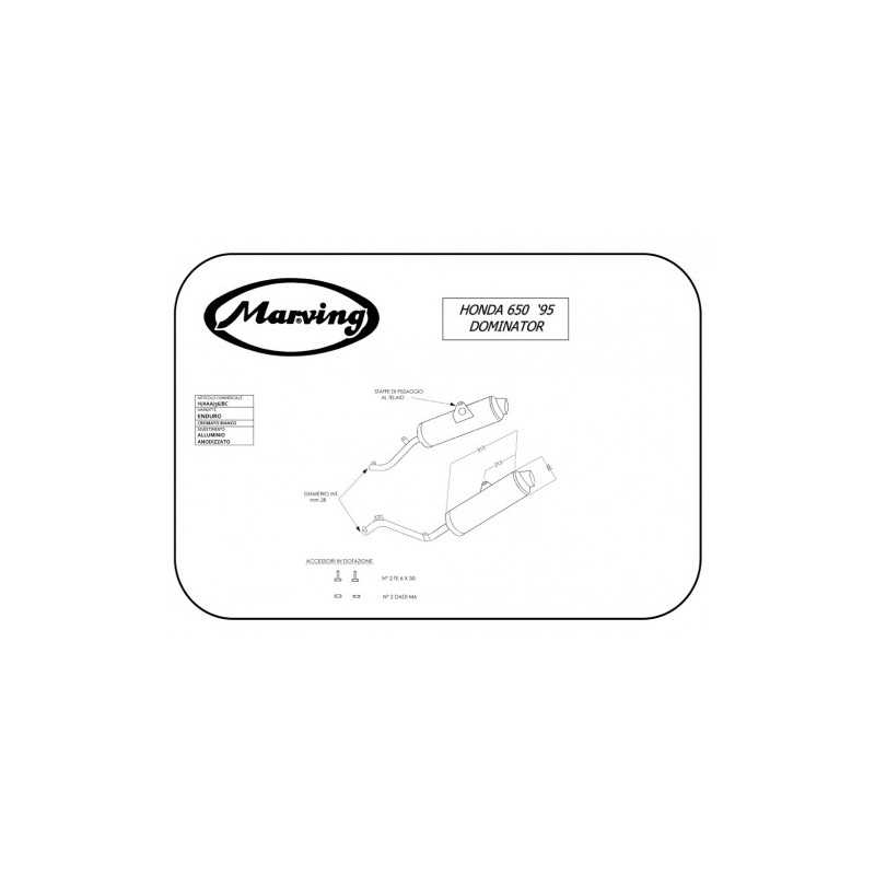 Marving | Dempers | Amacal 100mm | Chroom + Alu