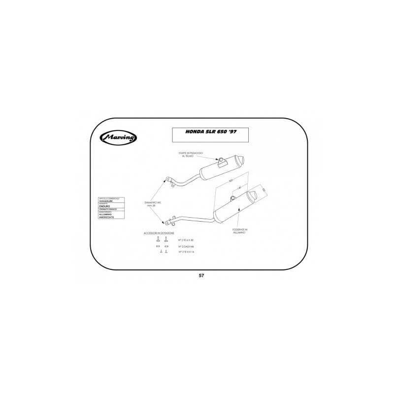 Marving | Dempers | Amacal 100mm | Chroom + Alu