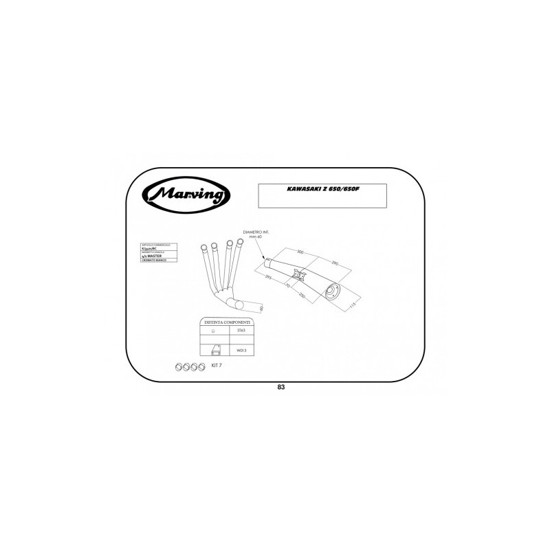 Marving | Compl. Systeem | 4-1 Master | Chroom