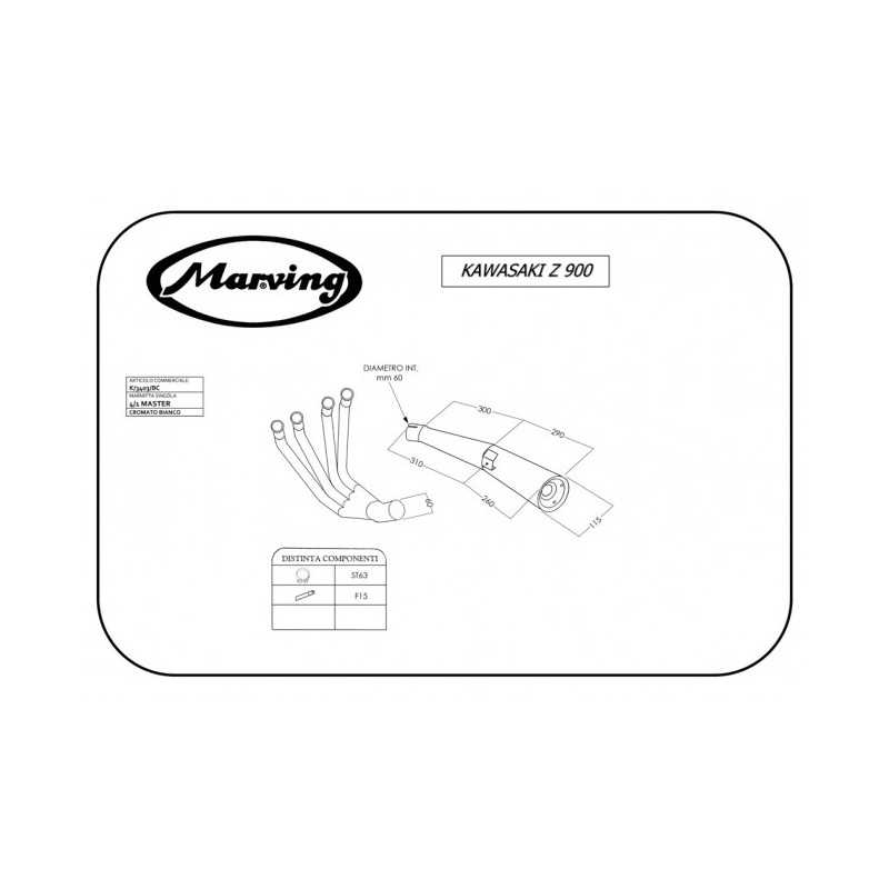 Marving | Compl. Systeem | 4-1 Master | Chroom