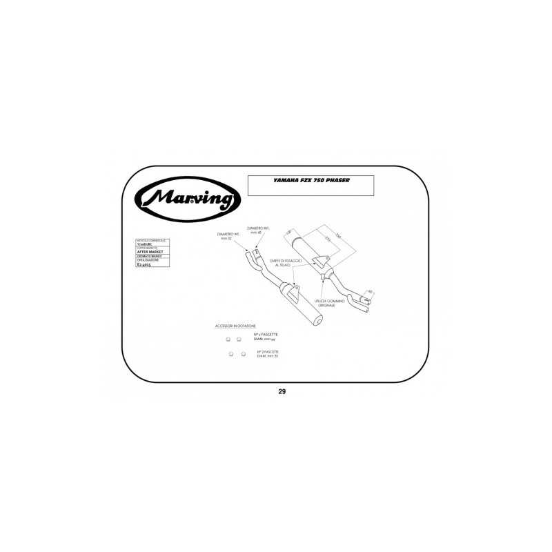 Marving | Dempers | Cylindrical 110mm | Chroom