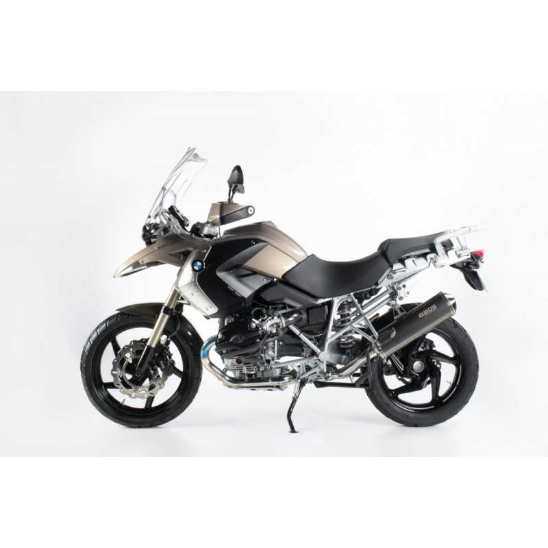 BOS uitlaatdemper Oval 120S RVS BMW R1200GS