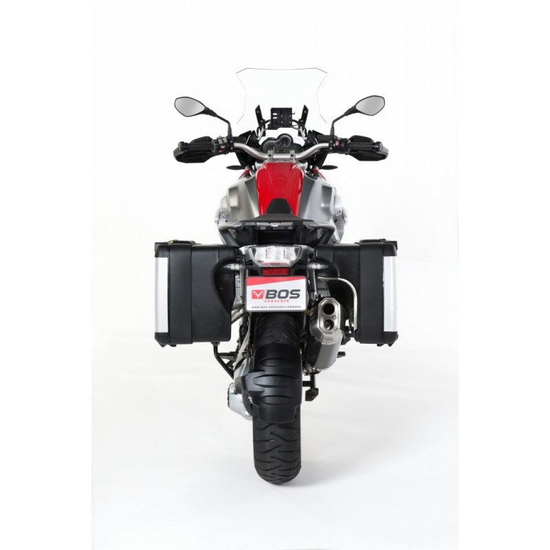 BOS uitlaatdemper Desert Fox RVS BMW R1200GS